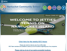 Tablet Screenshot of nantucketcommunityschool.org